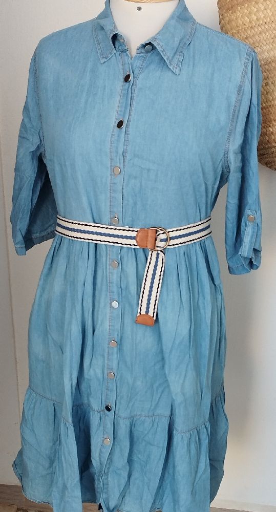 robe jeans délavé
