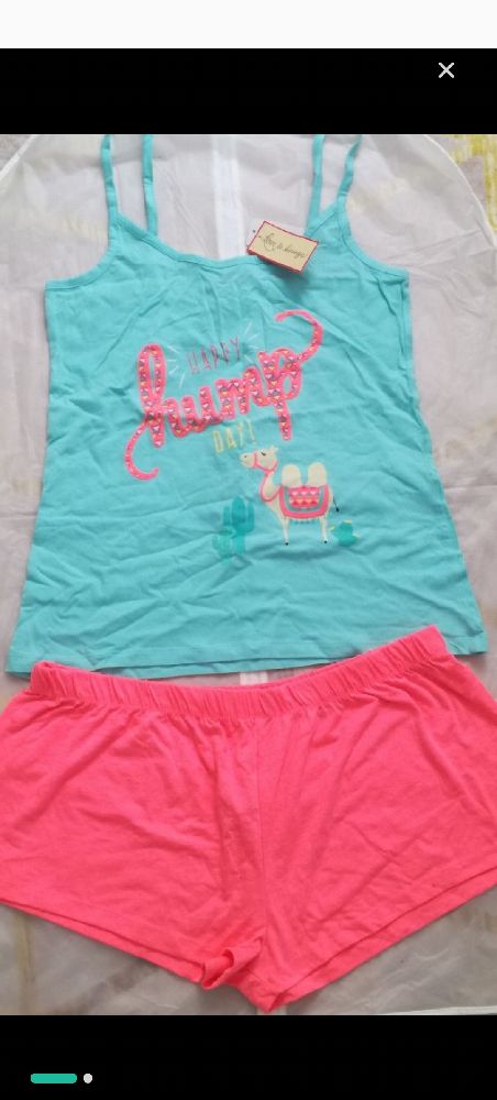 pyjama bretelles et short