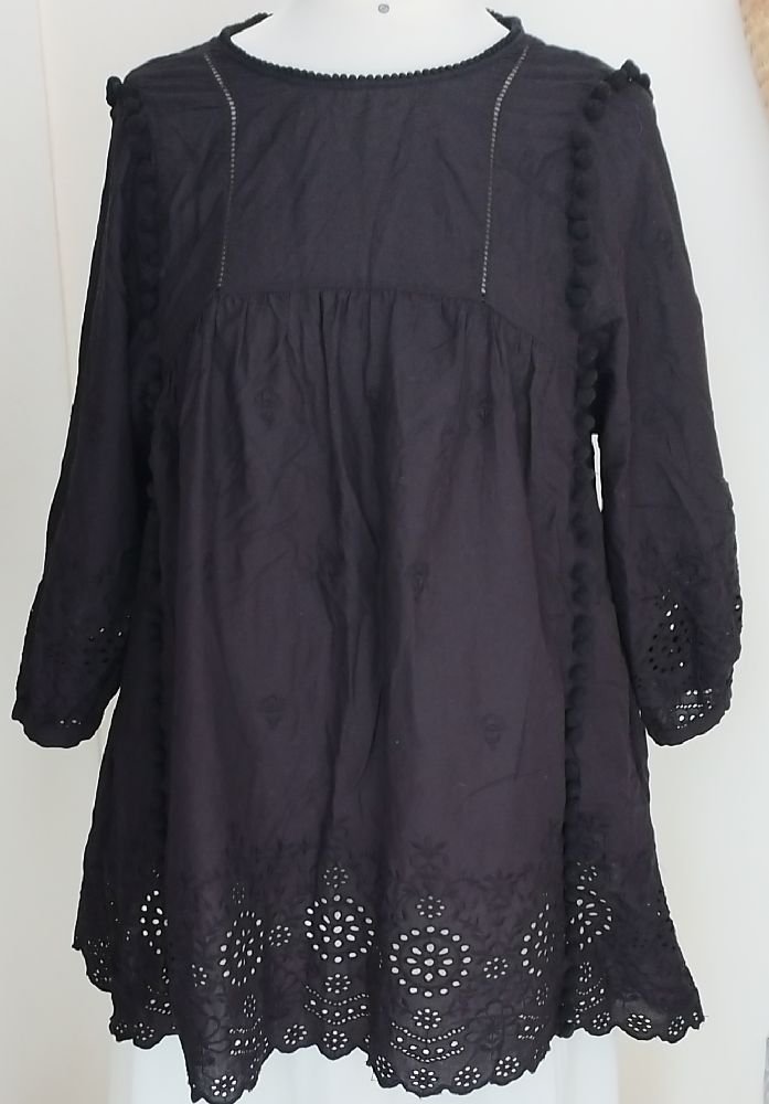 robe courte broderie anglaise