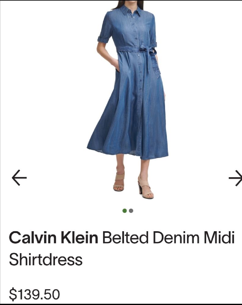 Robe jeans Calvin Klein