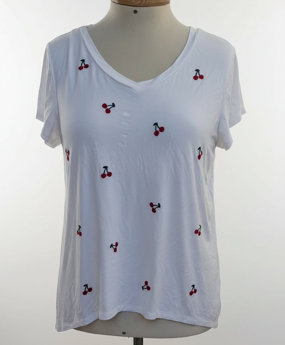 T shirt cerise 