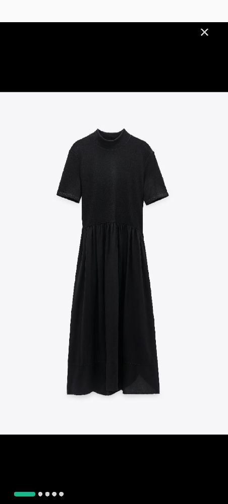 Robe noir zara
