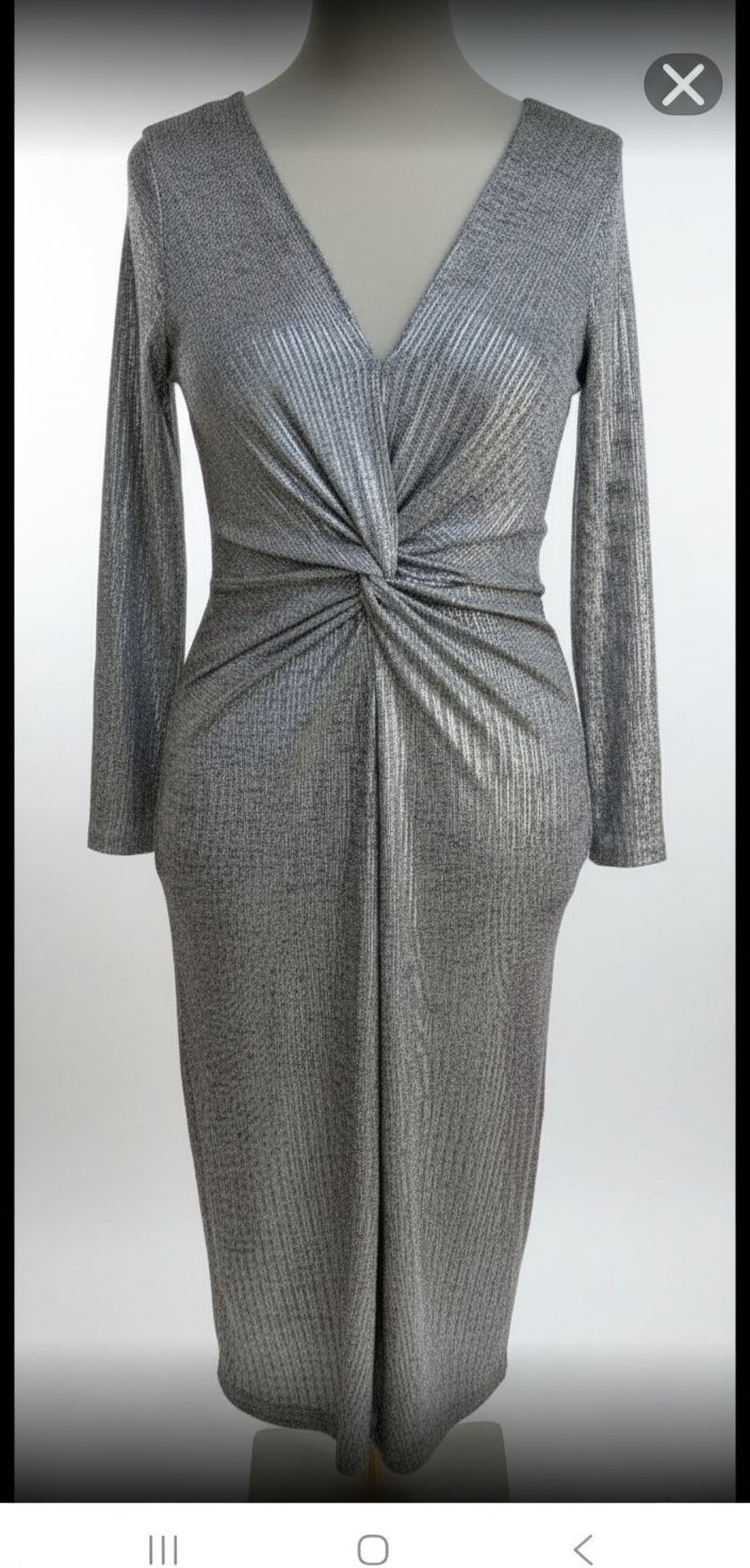 Robe argenté 