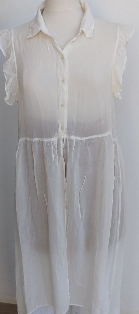 chemise zara longue