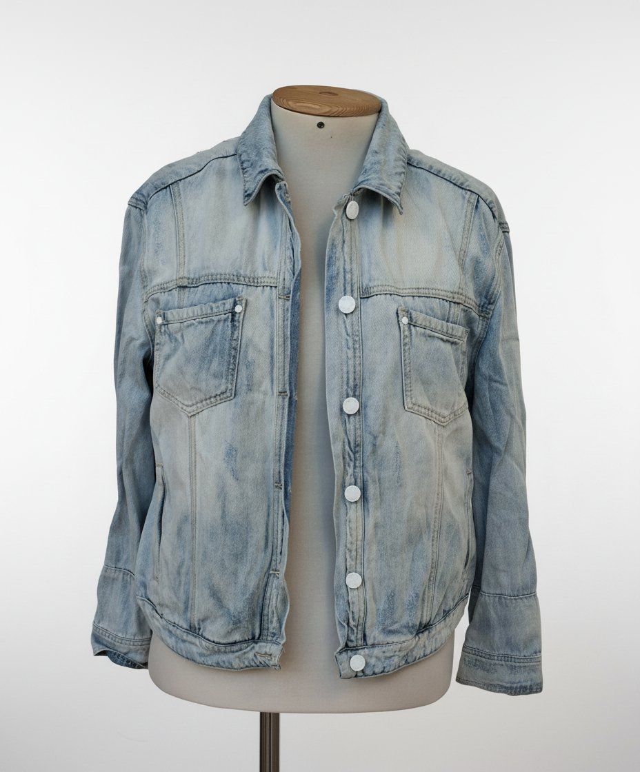 Veste jeans brodée 