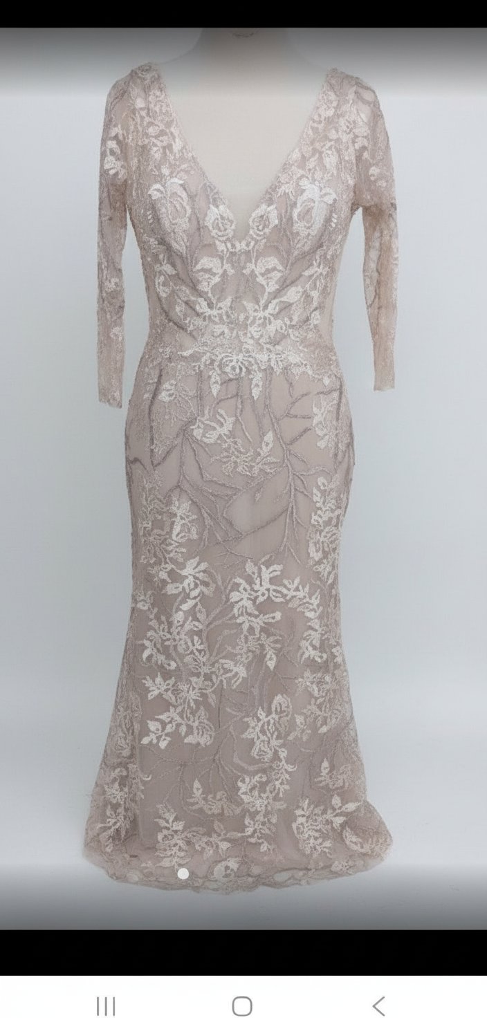 Robe soirée tulle brodé