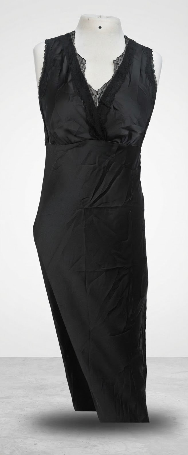 Robe maxi satinée 