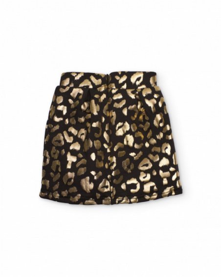 Jupe noir doré 
