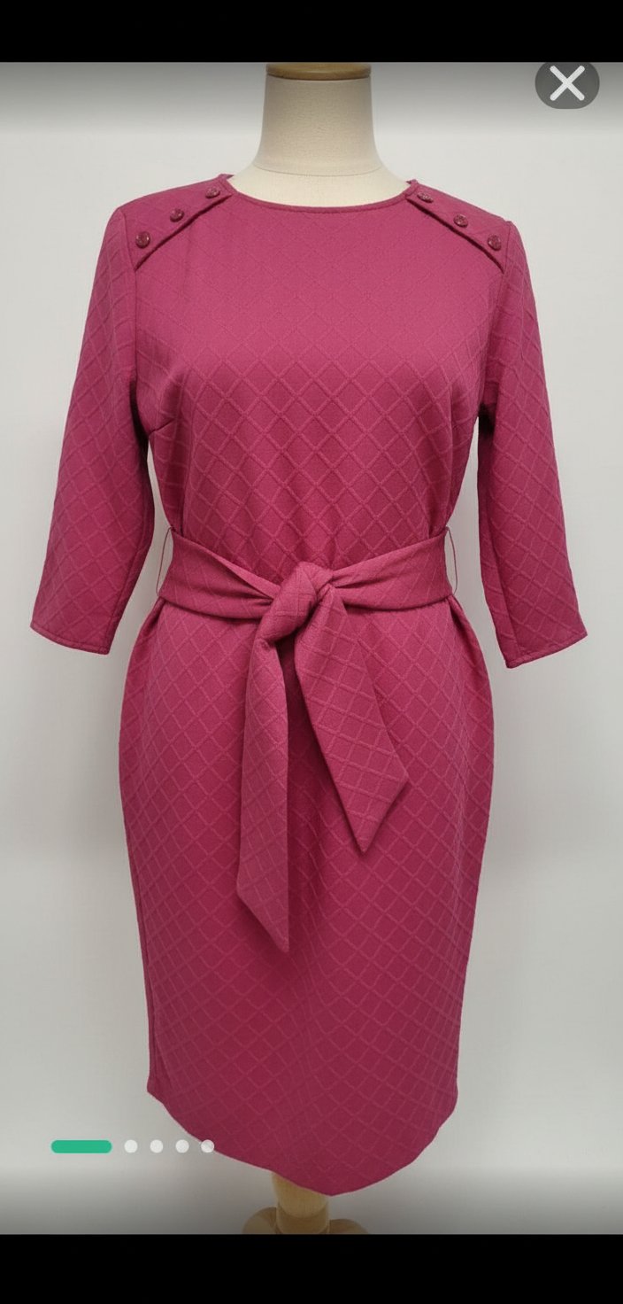 Robe rose fushia