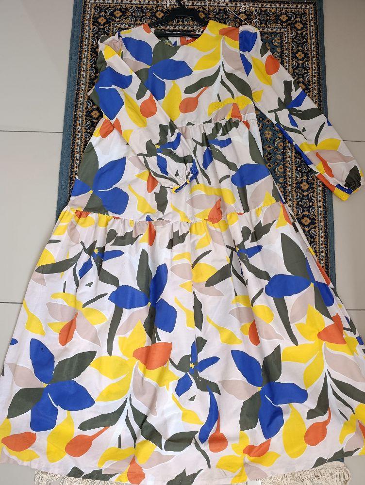 Robe multicolore taille L