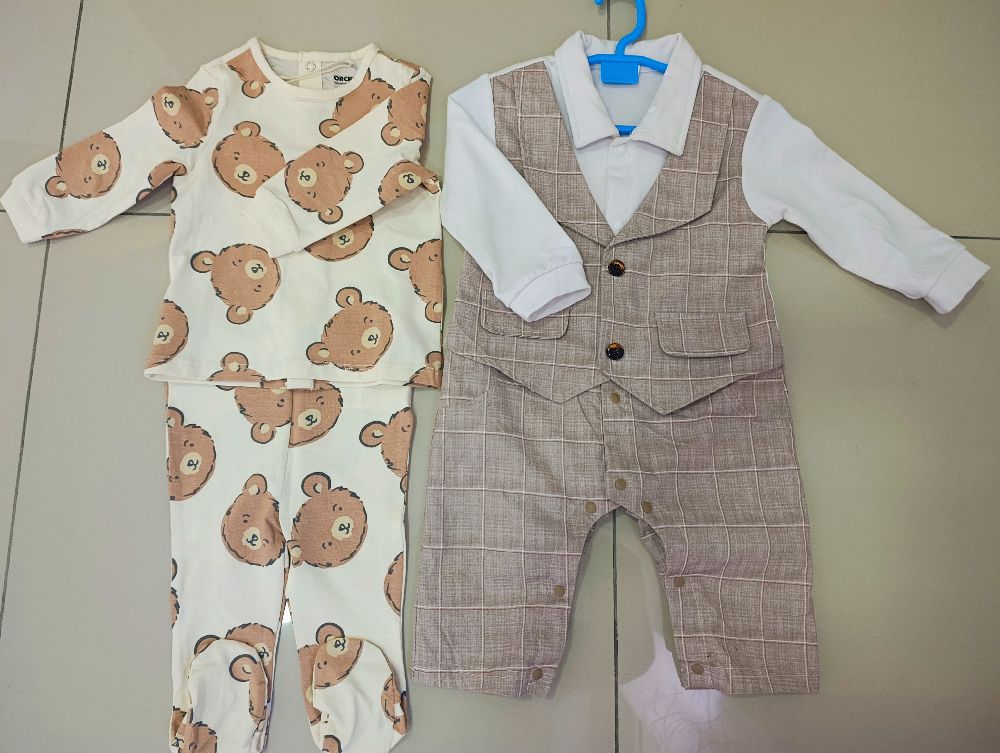 2 ensembles bébé garçon 9 mois neufs 