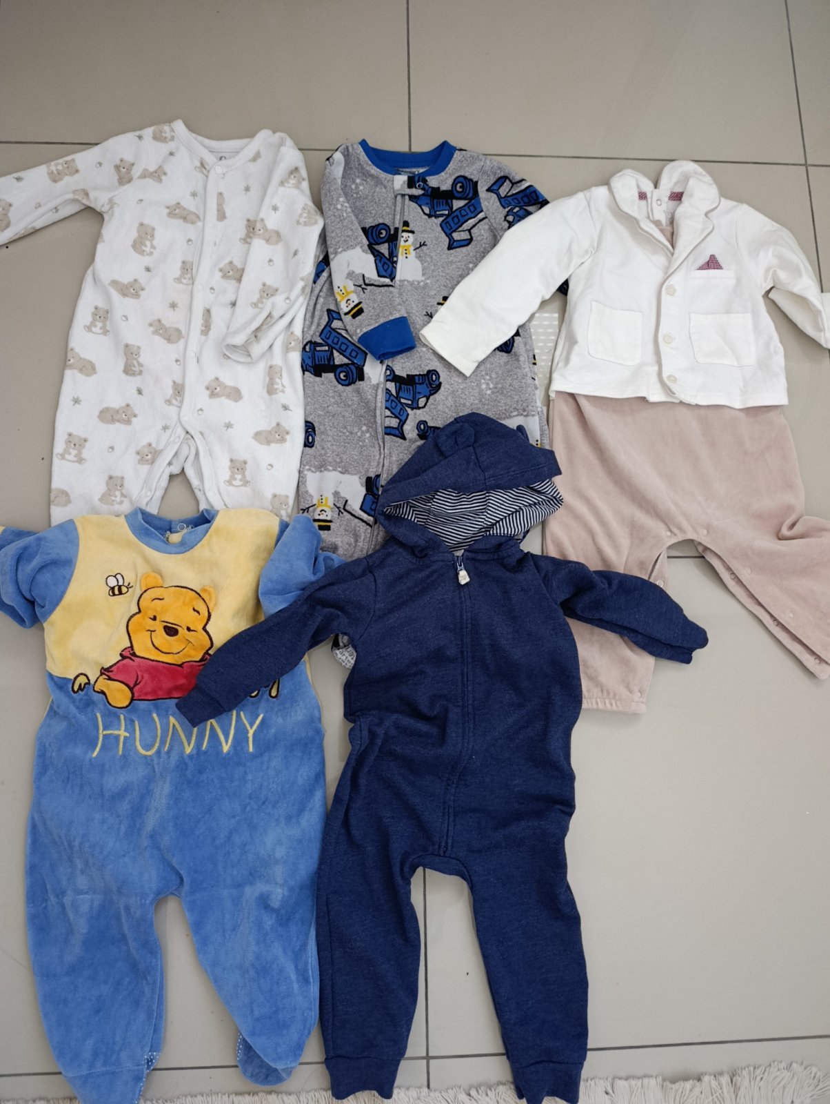 Lot de 6 grenouillères top qualité en excellent état 