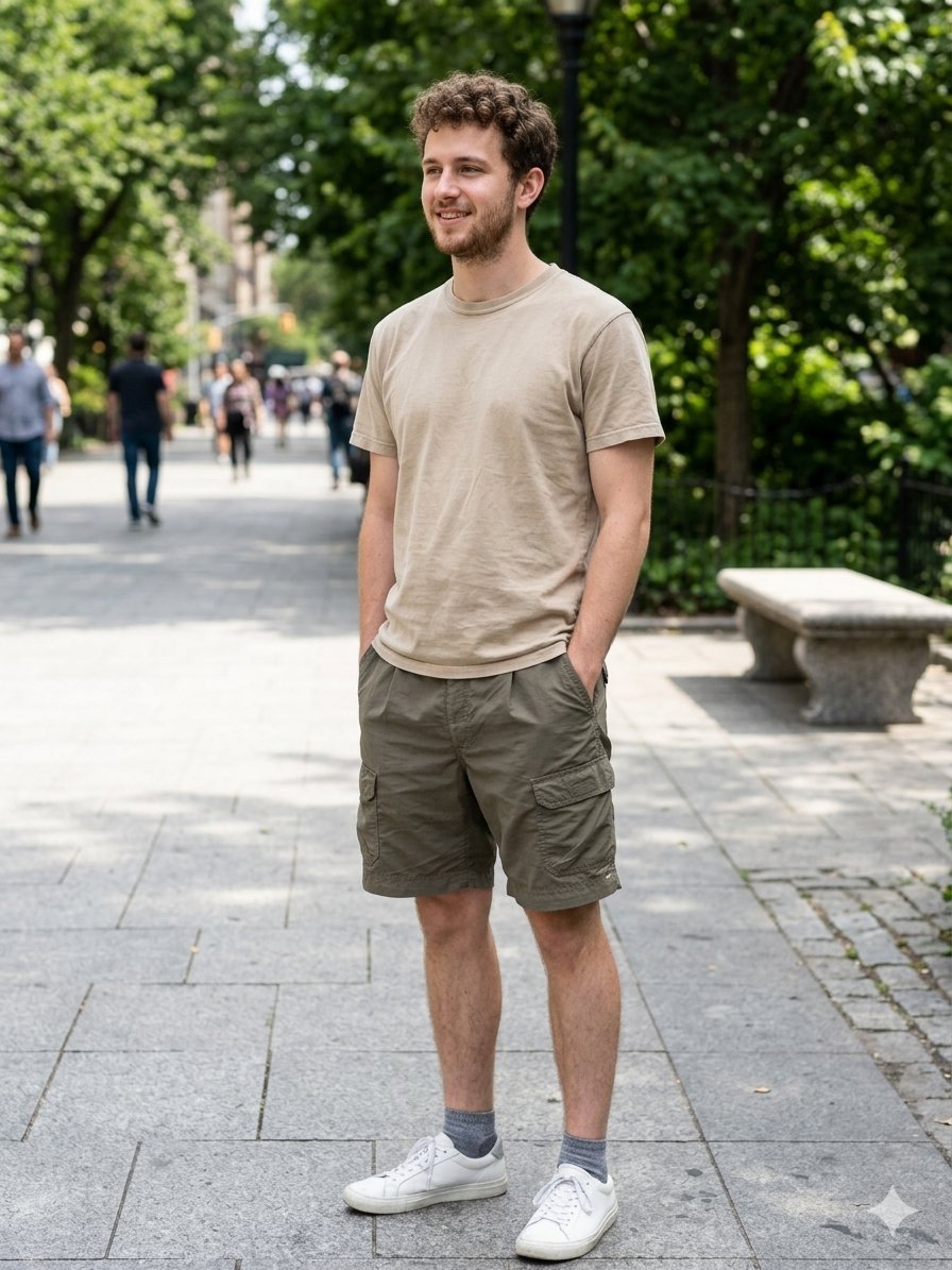 Short cargo baggy taille M