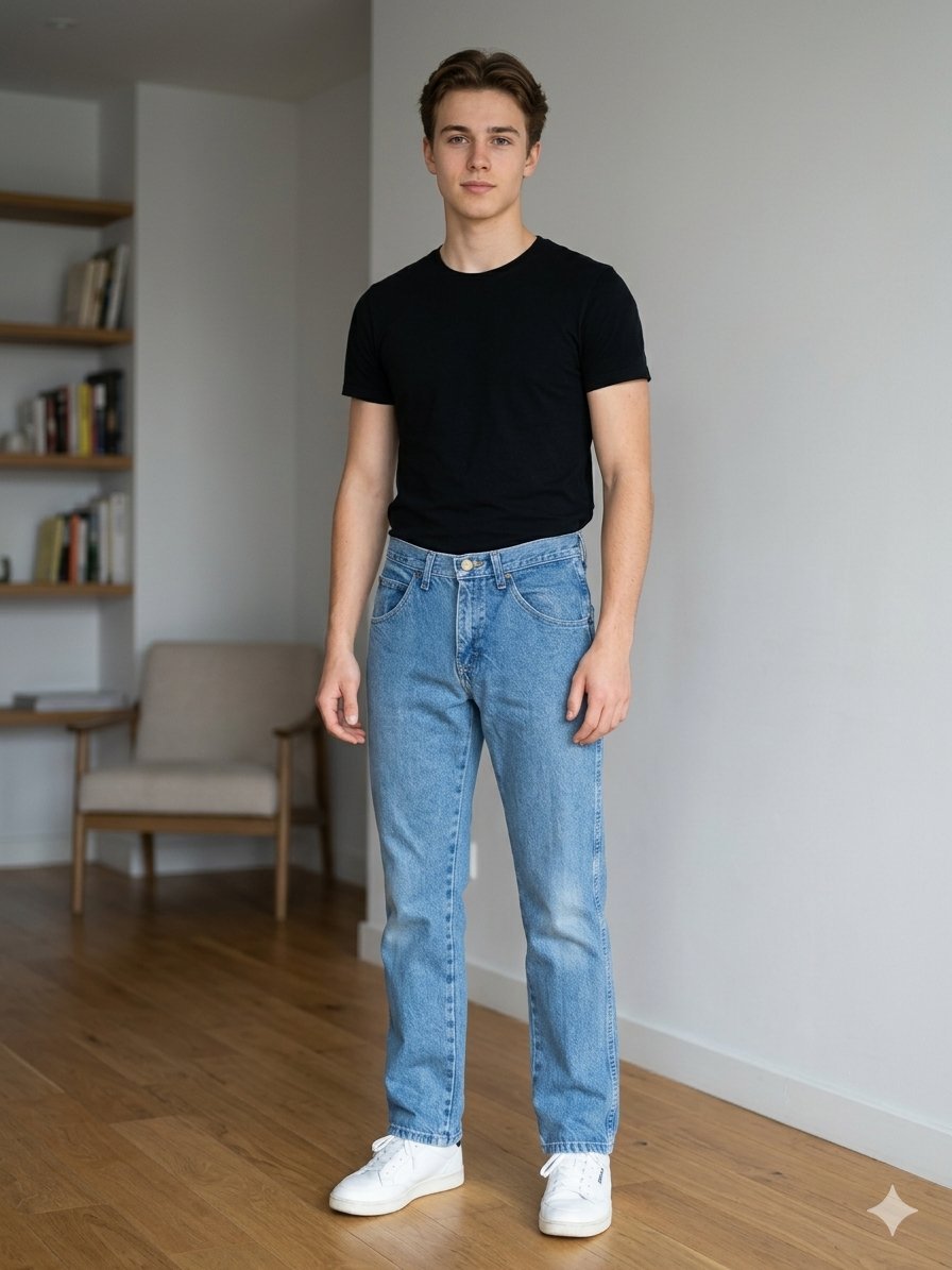 Jeans wrangler bleu reguler fit taille 36 38 