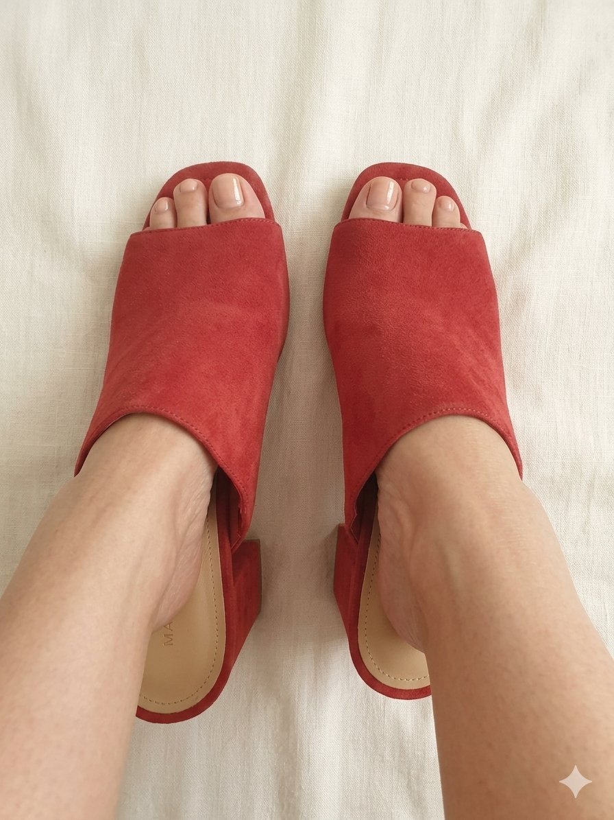 Mules rouge marc fisher pointure 40