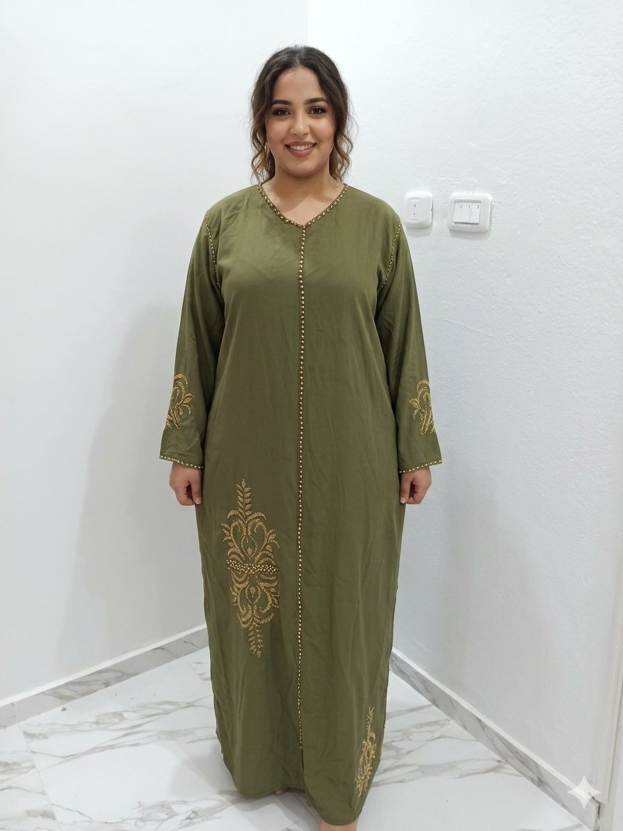 Jalaba vert militaire importé taille 44 46