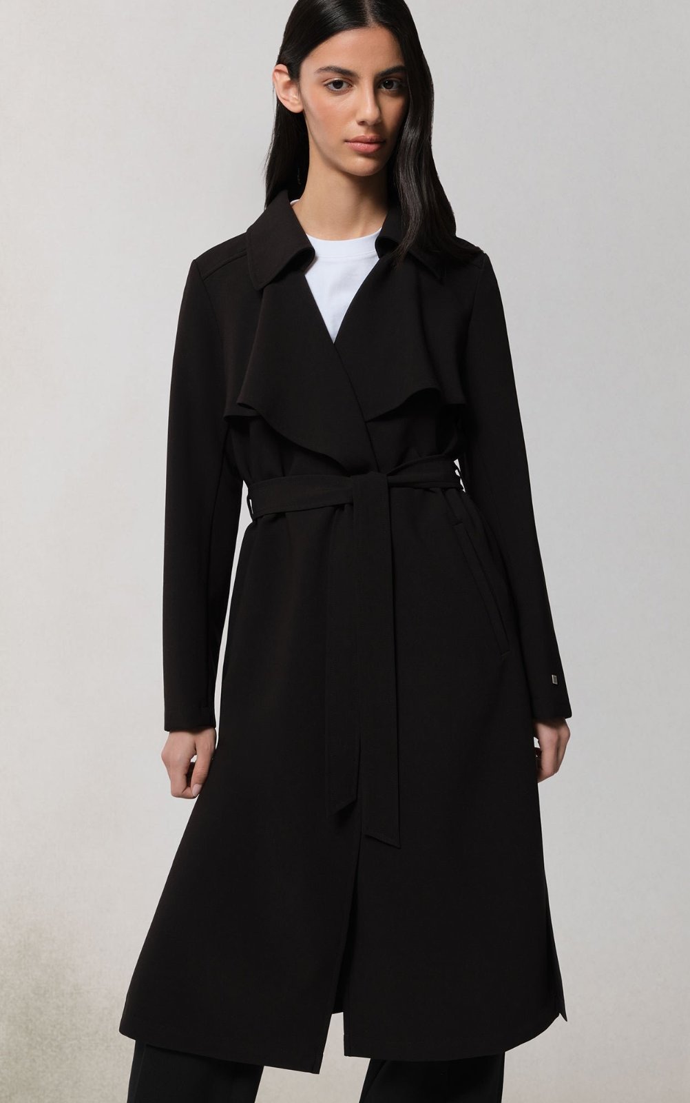 Gilet manteau cachemire noir taille unique 