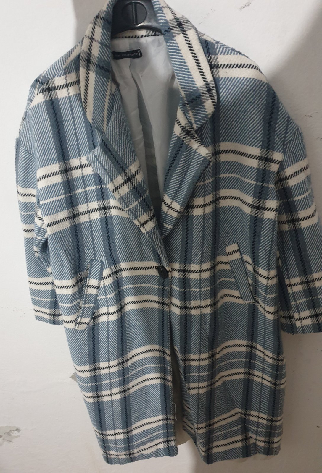 Manteau carreaux taille unique