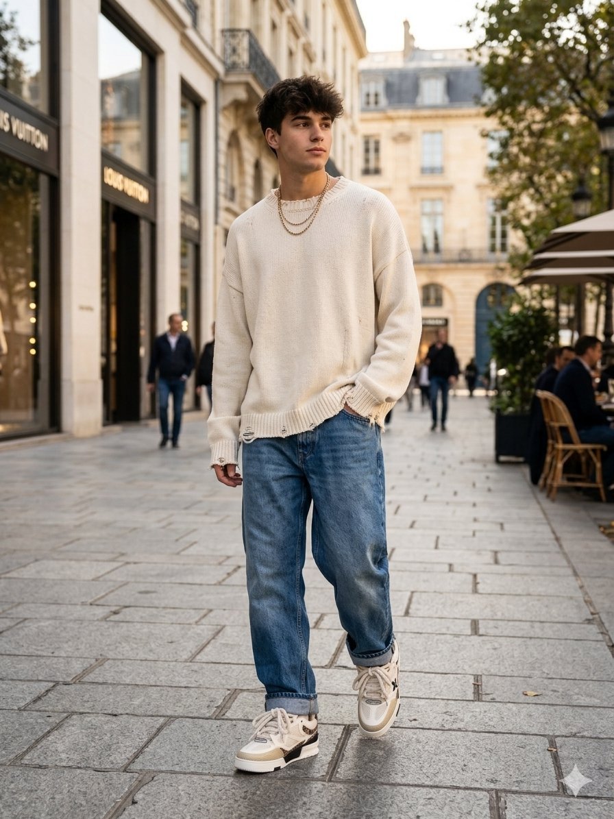 Baskets Louis Vuitton skate pointure 40