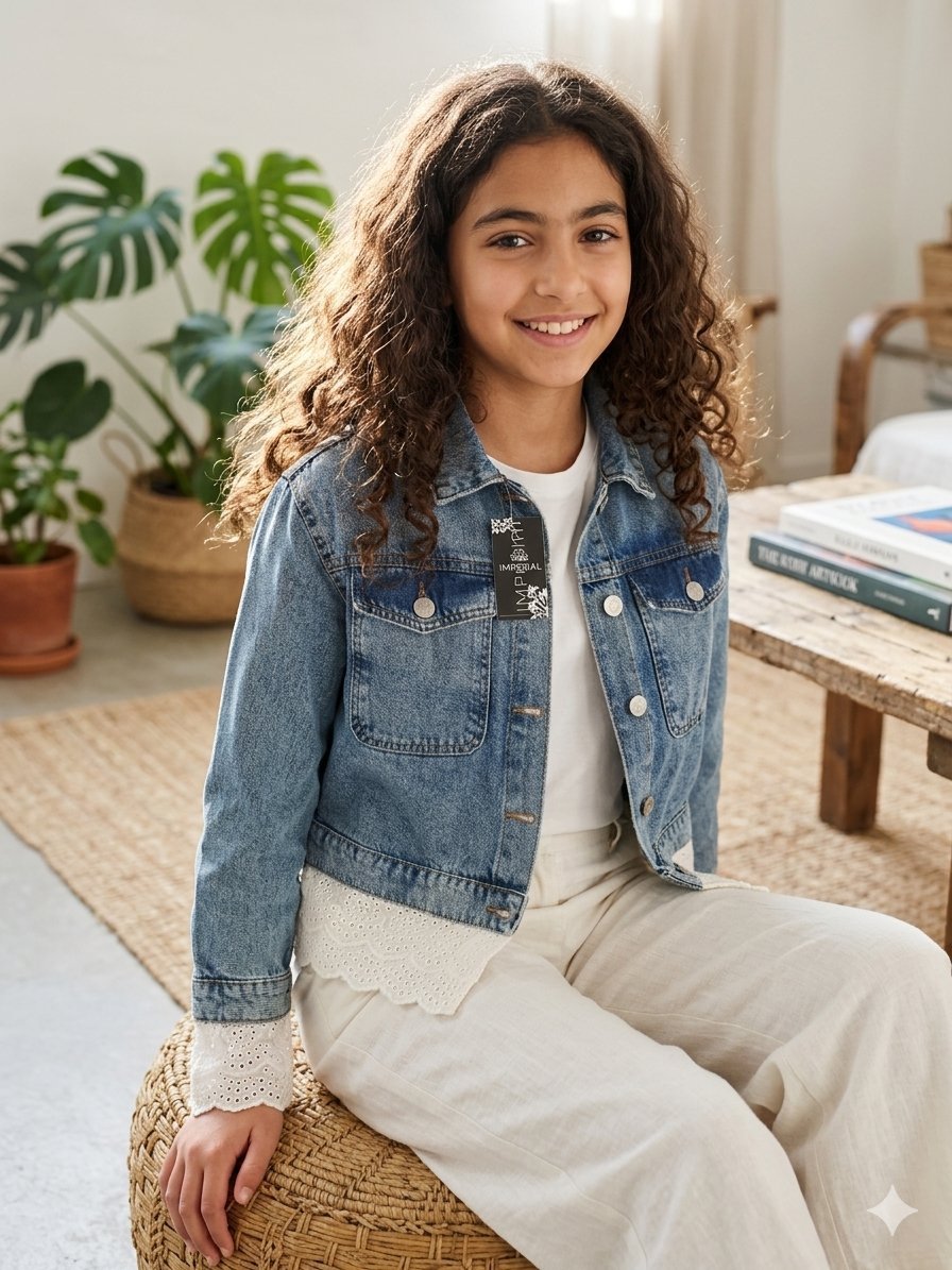 Veste en jeans taille L neuf 