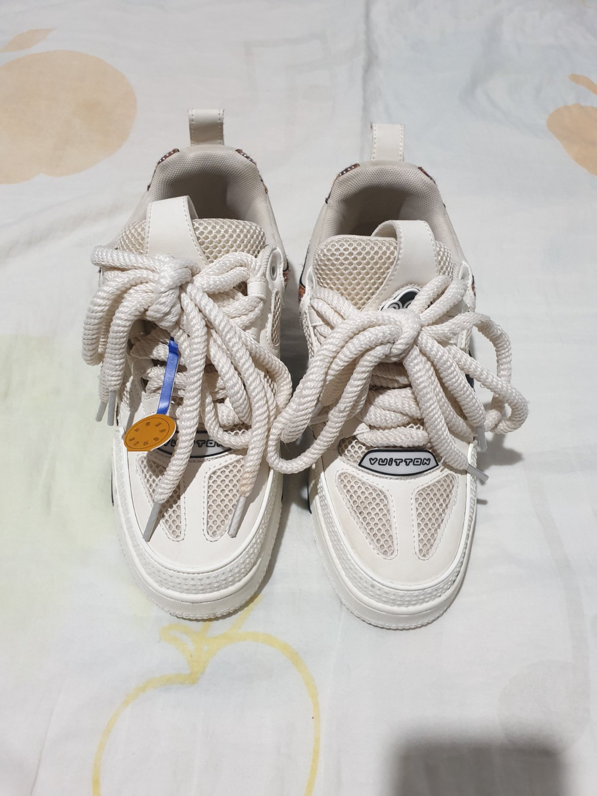  baskets Louis Vuitton LV Skate en cuir et résille technique pointure 40