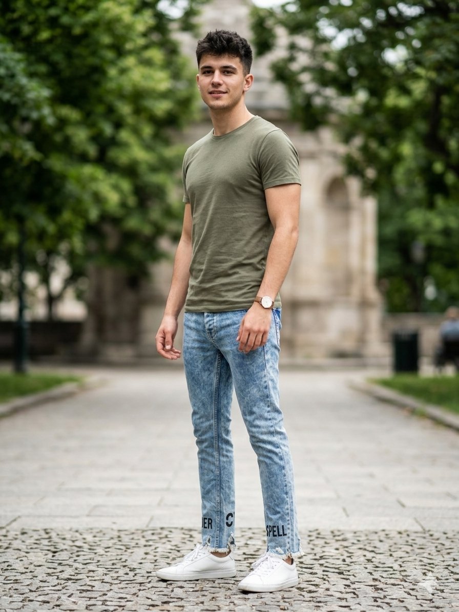 Jeans hamadi abid claire déchiré taille 36