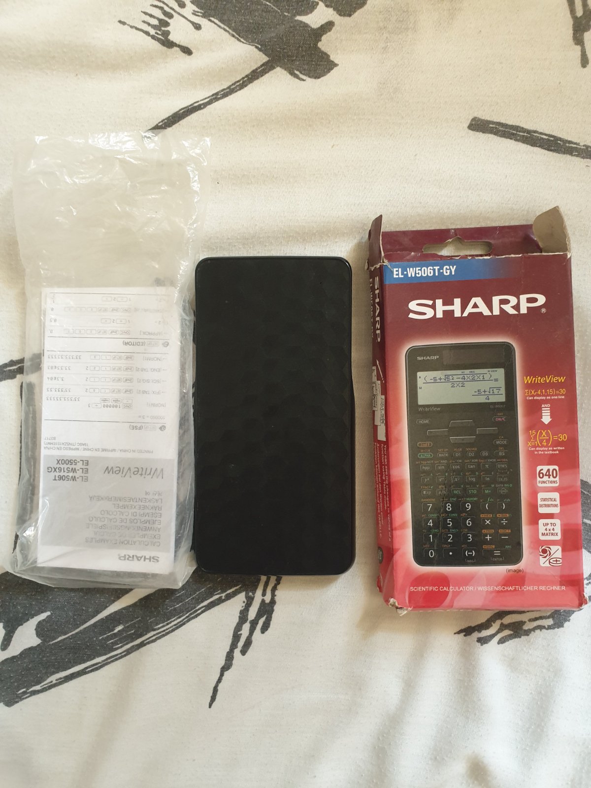 Calculatrice sharp EL-W506T-GY