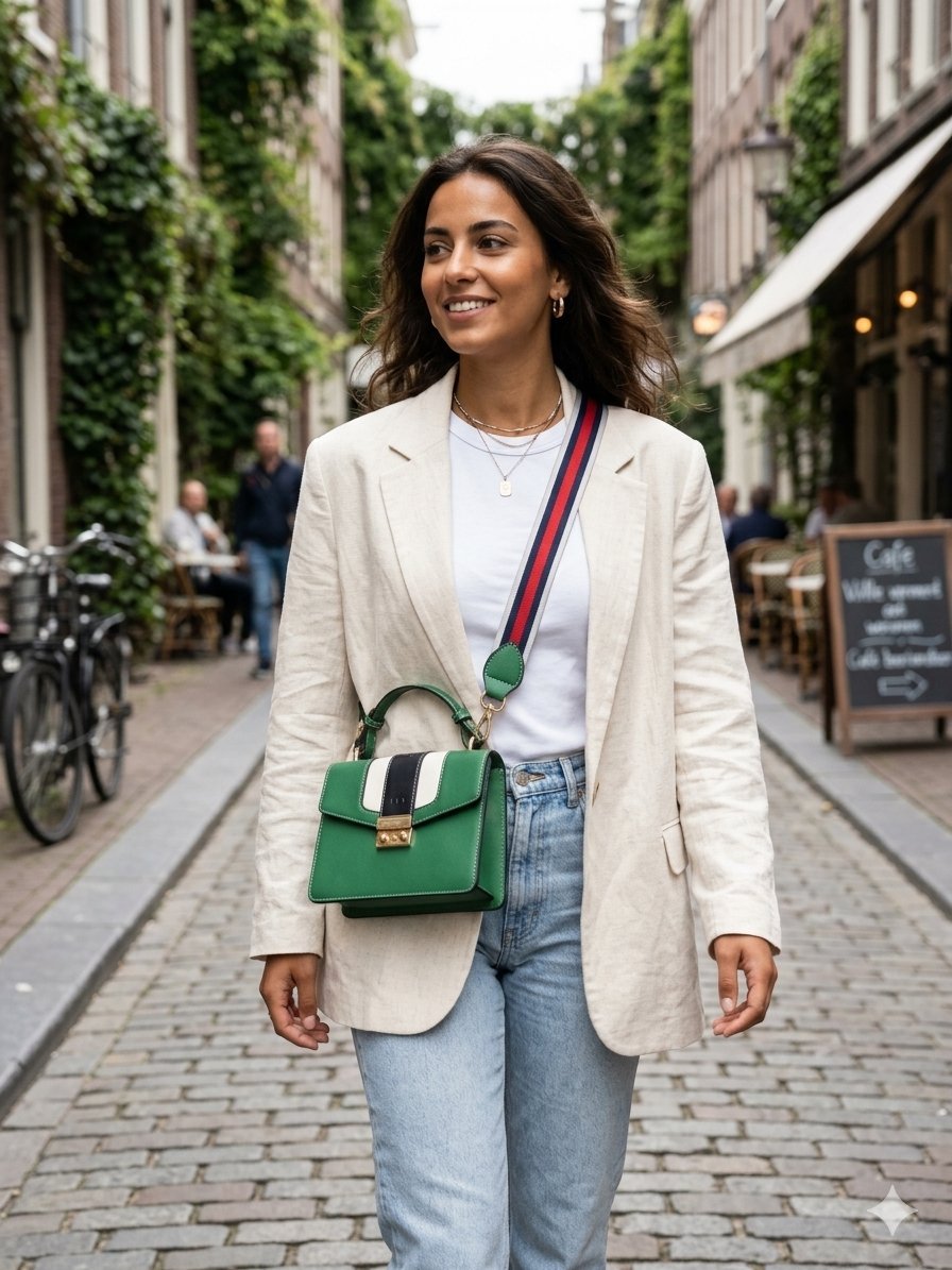 Sac à bandoulière style gucci 