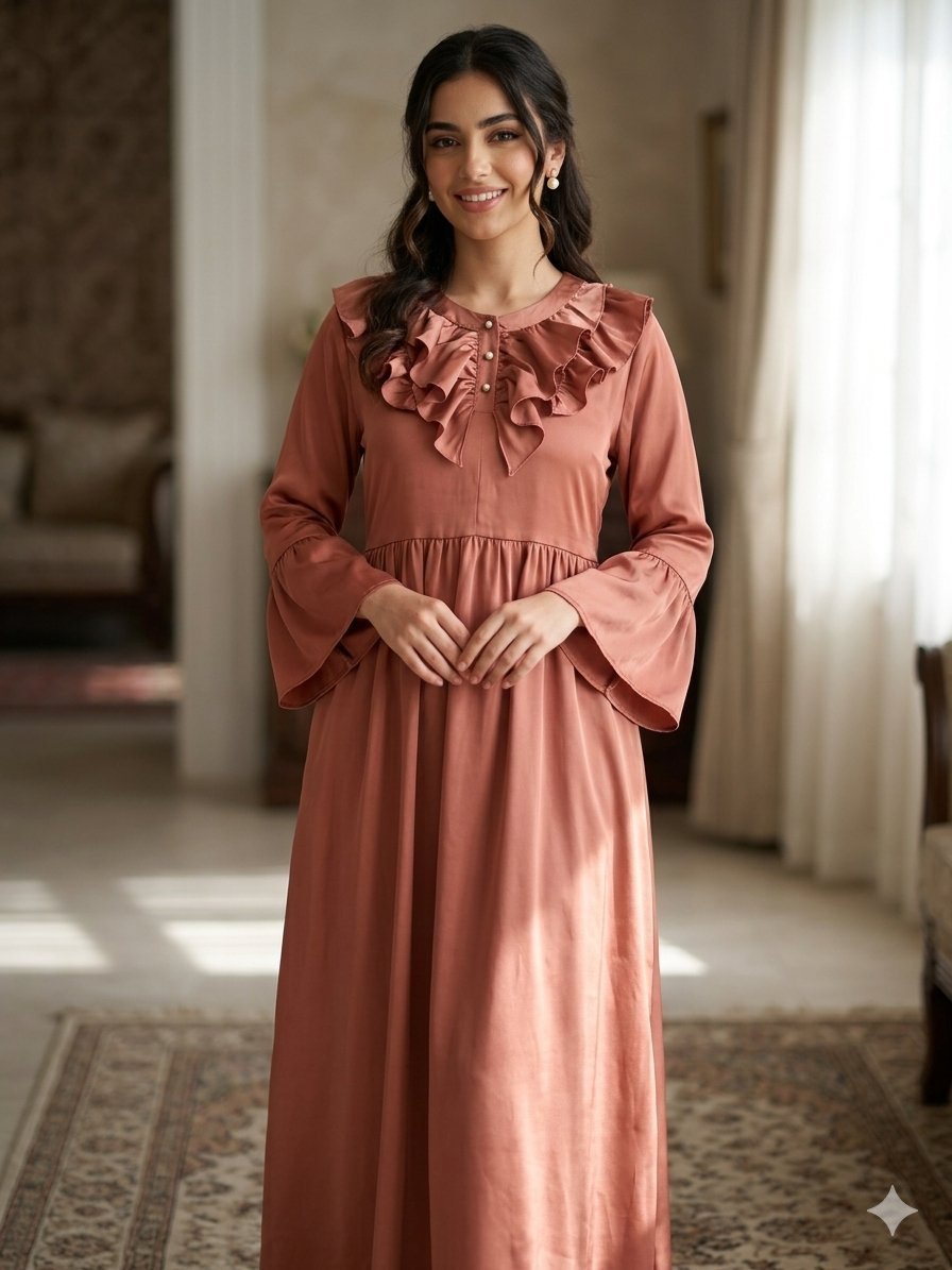 Robe corail importé taille M