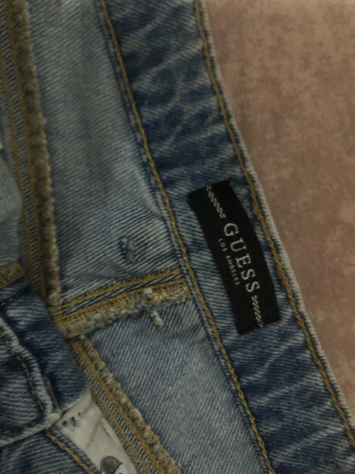 Un vrai mini short djean guess