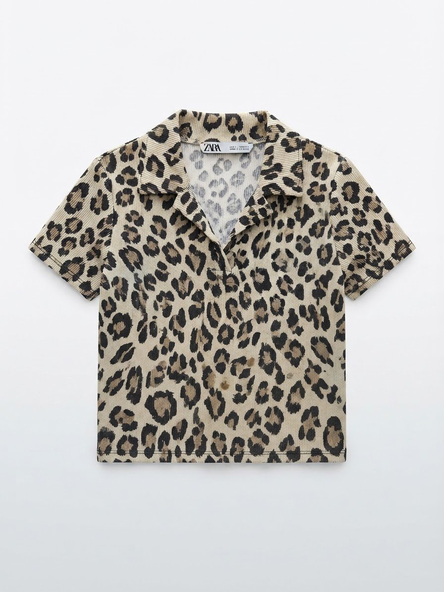 Top leopard zara
