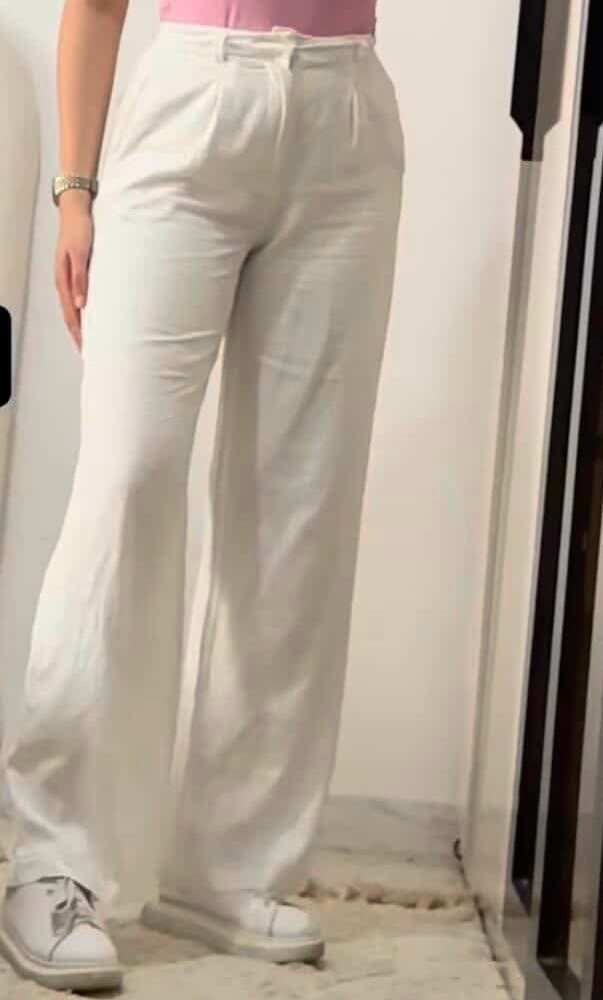 Pantalon blanc casual