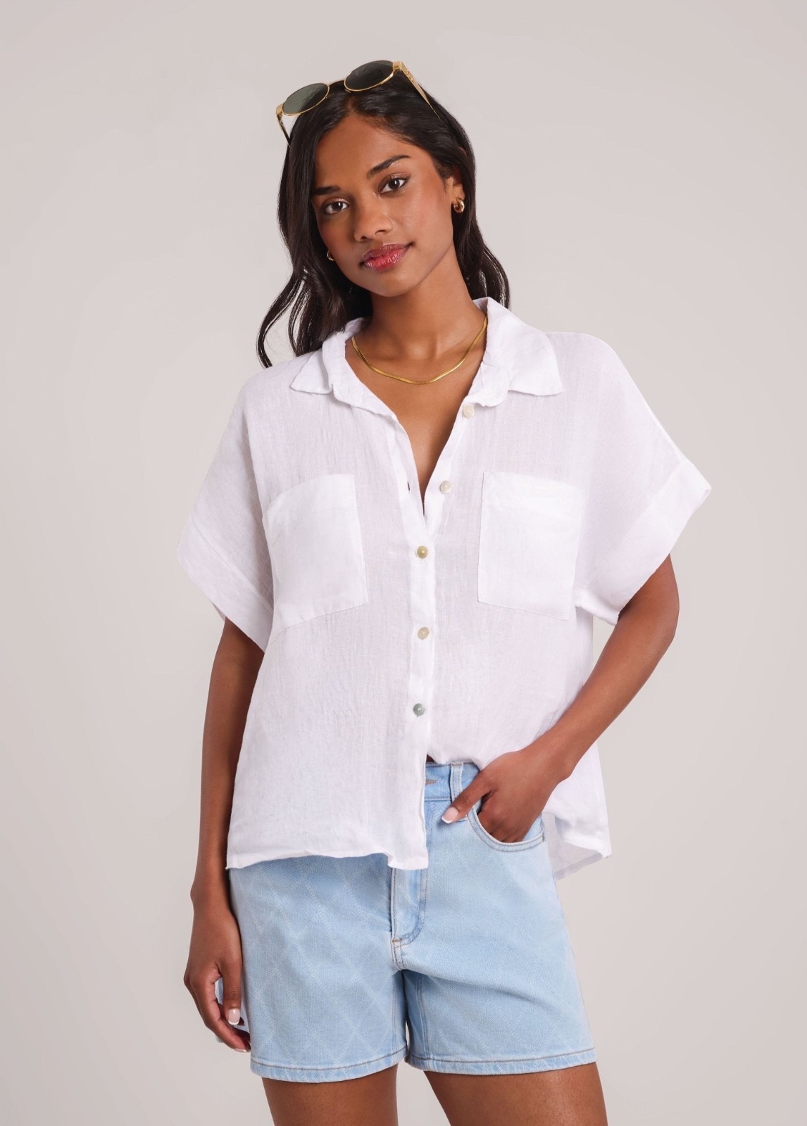 Chemise blanc 100% lino 🤍