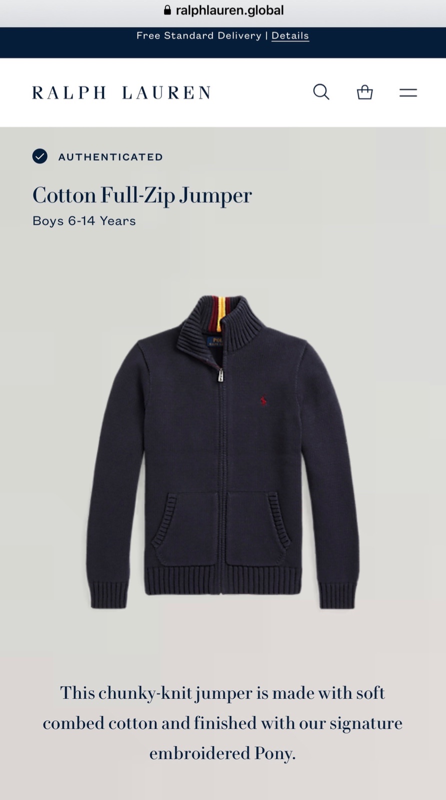 Gillet Ralph lauren 💙