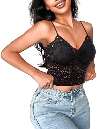 Top dentelle noir taille M 🖤