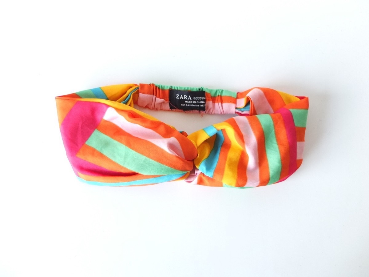 Zara headband 💛🧡💚🤍
