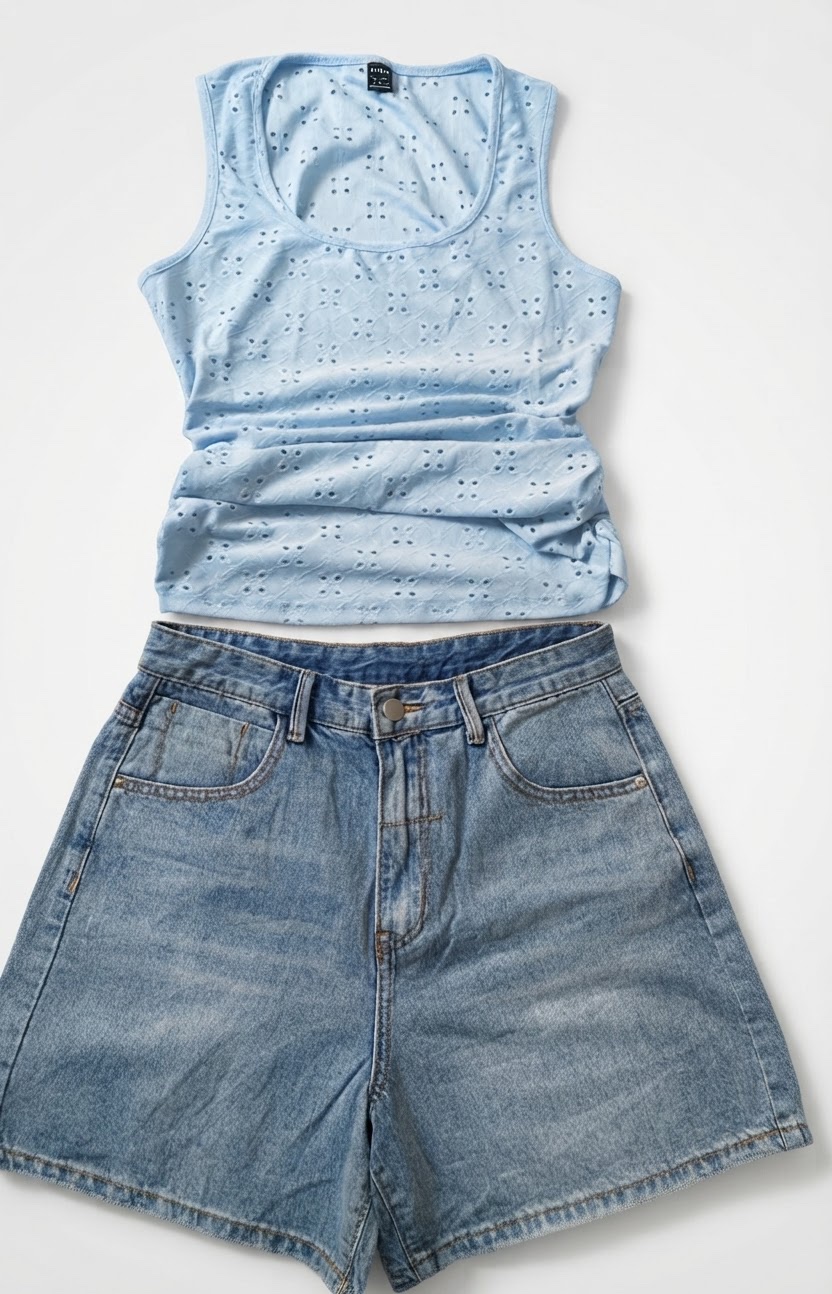 Short +top shein taille S 💙