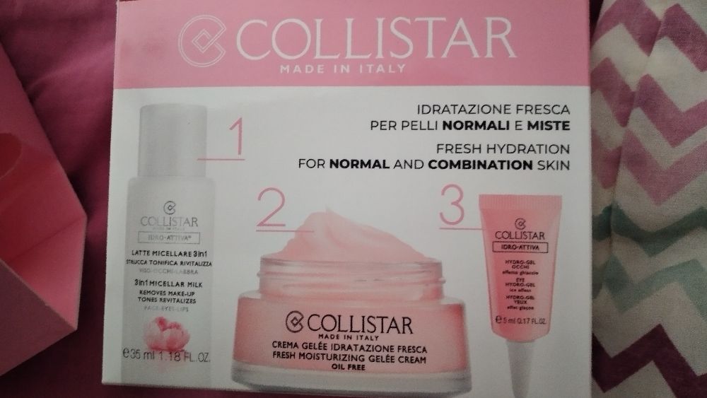 coffret soin du visage de la marque italienne COLLISTAR 