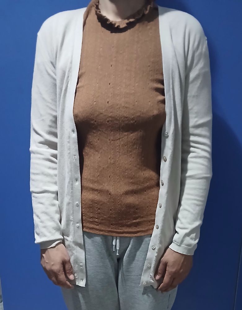 gilet beige 