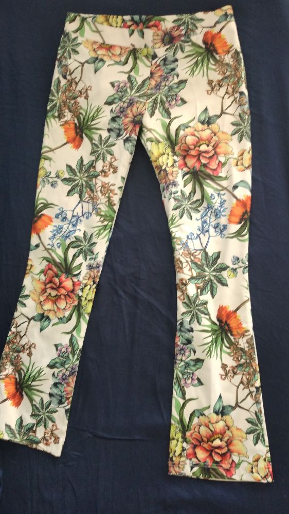 pantalon fleuri 