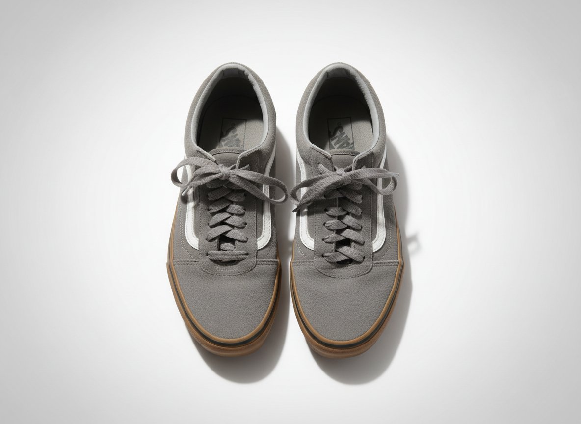 Espadrille vans gris presque neuf