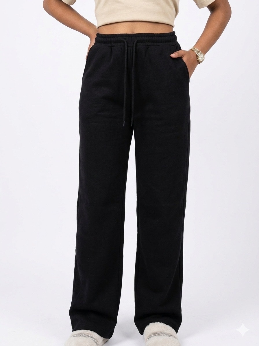 Jogger noir confortable conton neuf