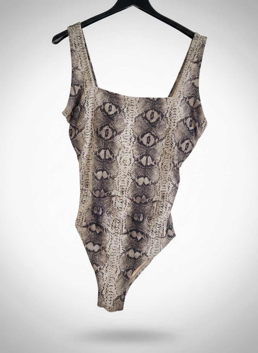 Maillot de bain imprimé serpent