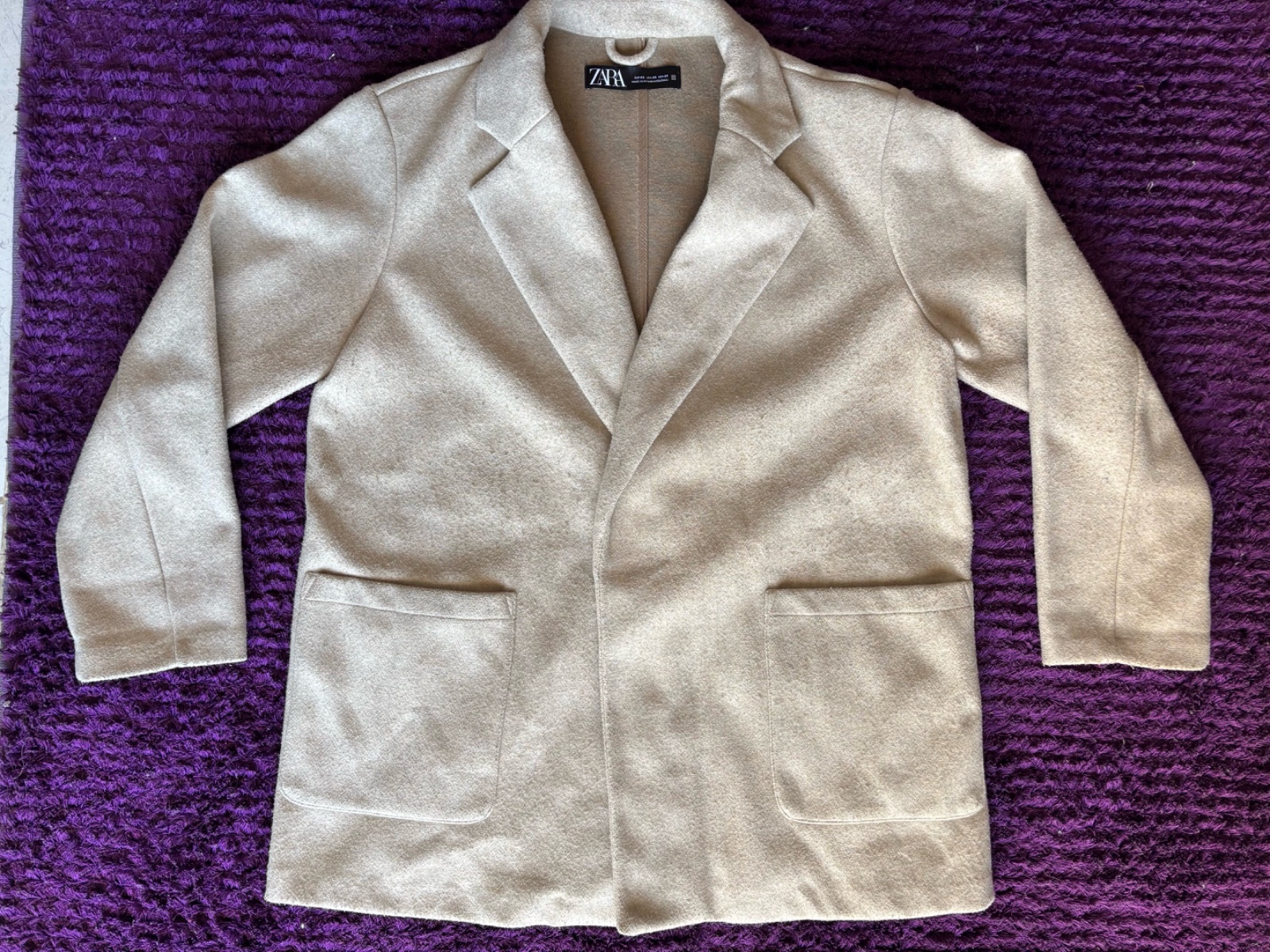 Manteau beige Zara