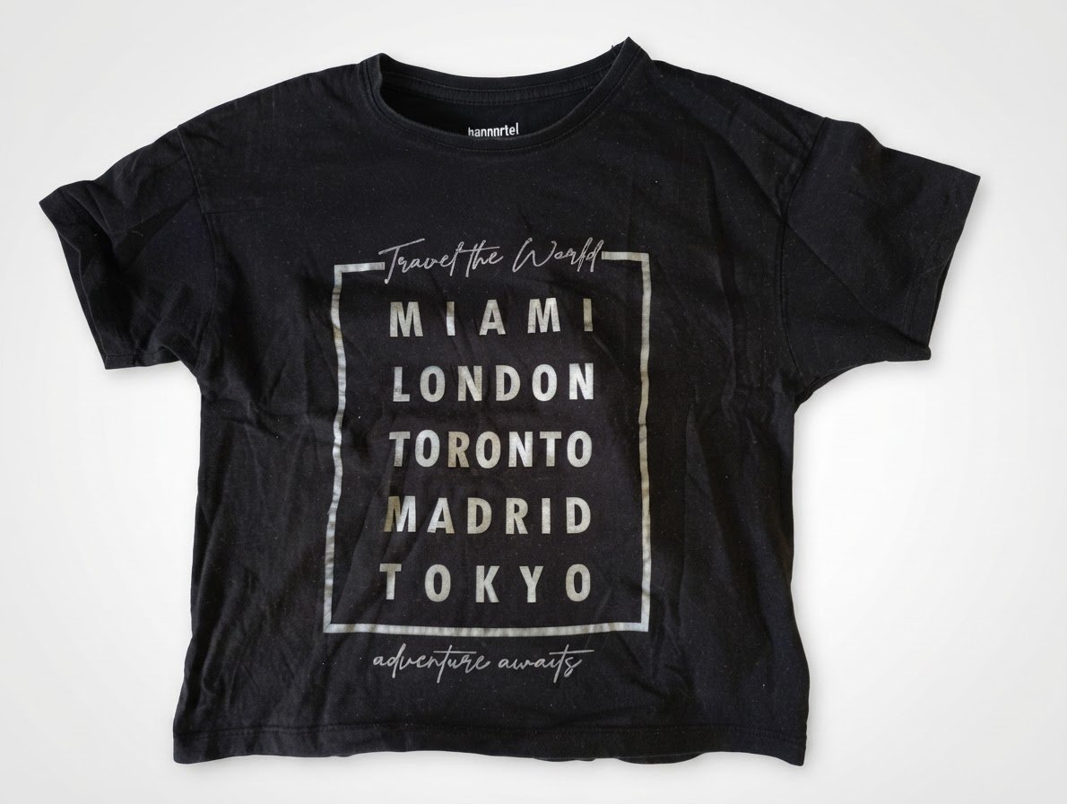 T shirt femme noir