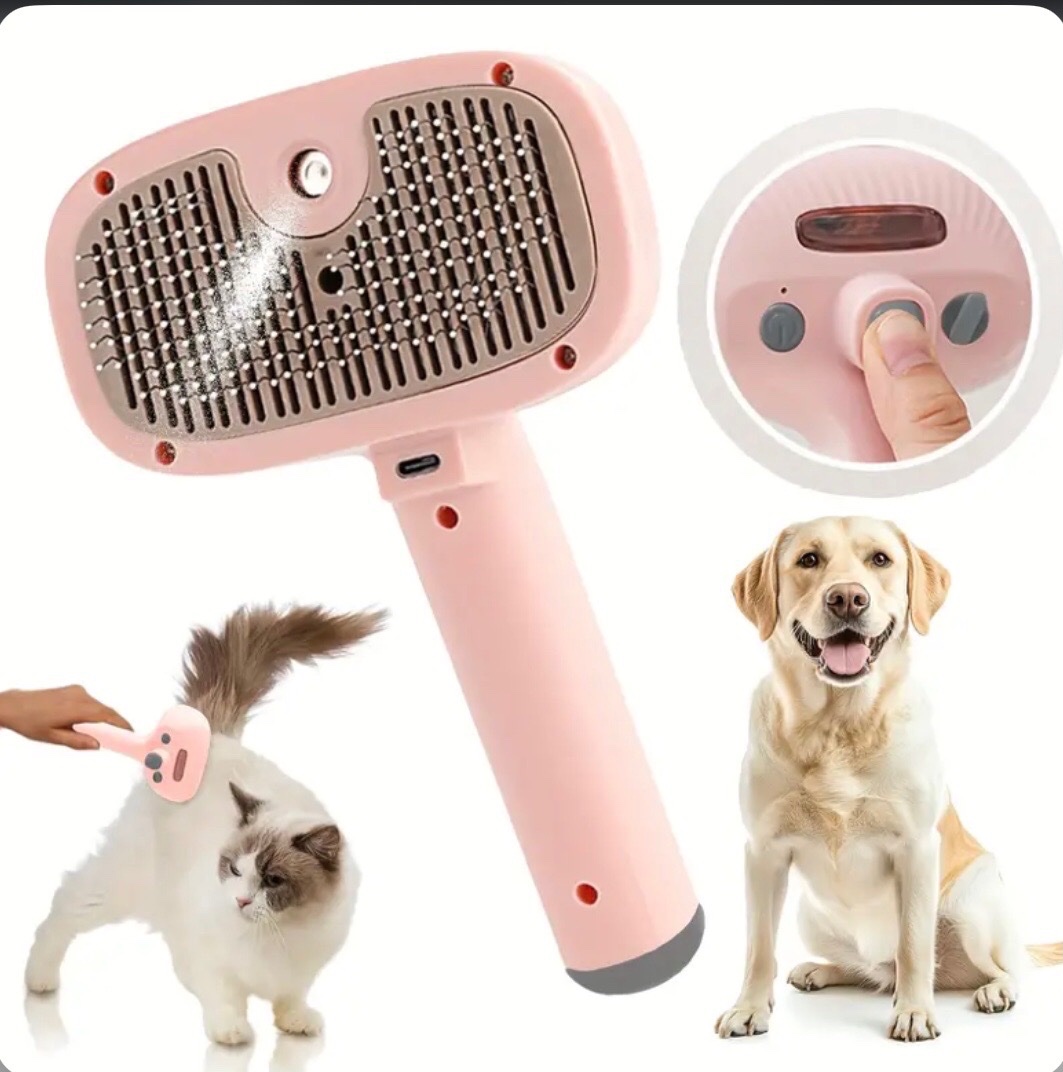 Brosse a vapeur pour chat & chien