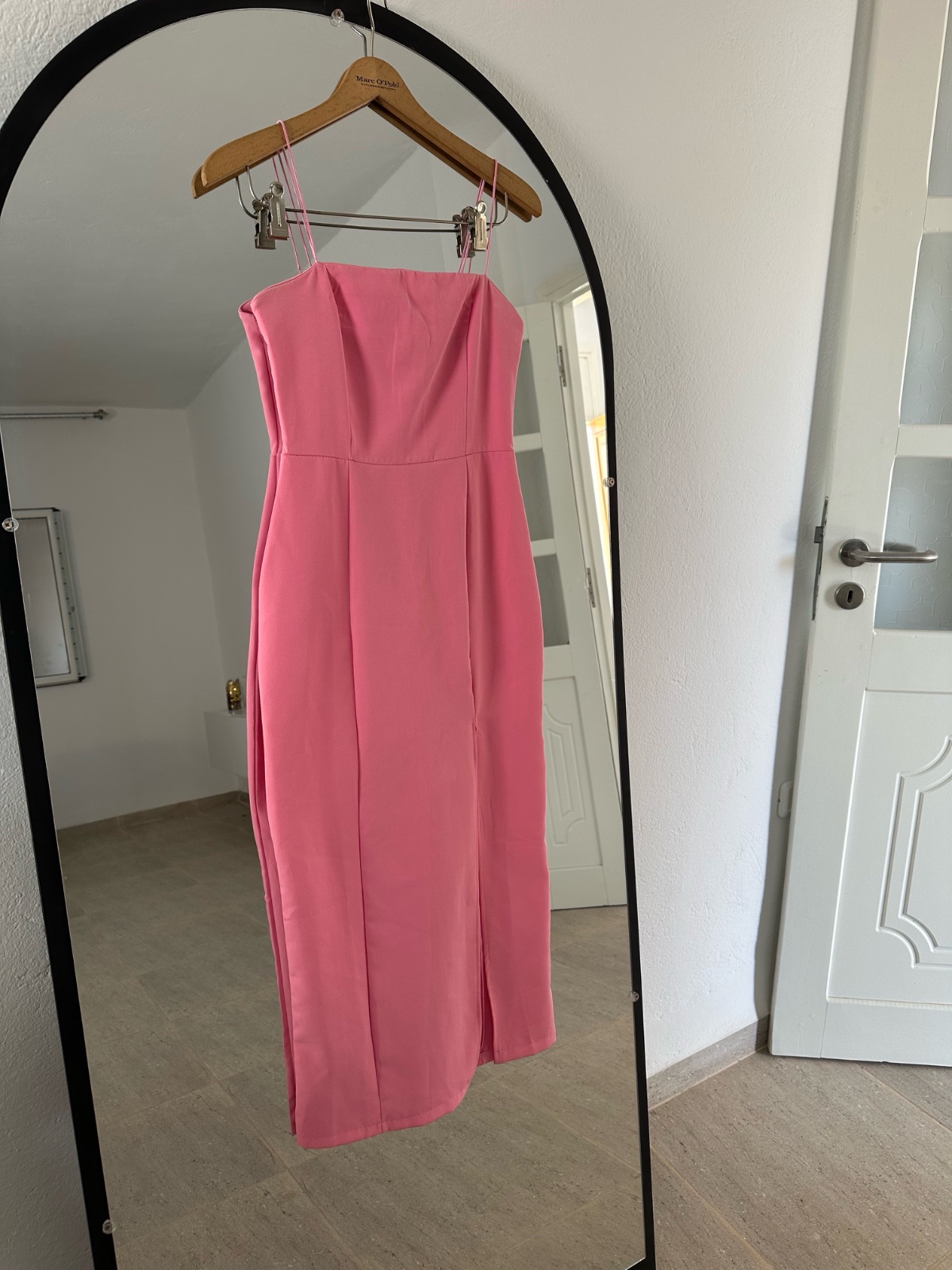 Robe rose maxi