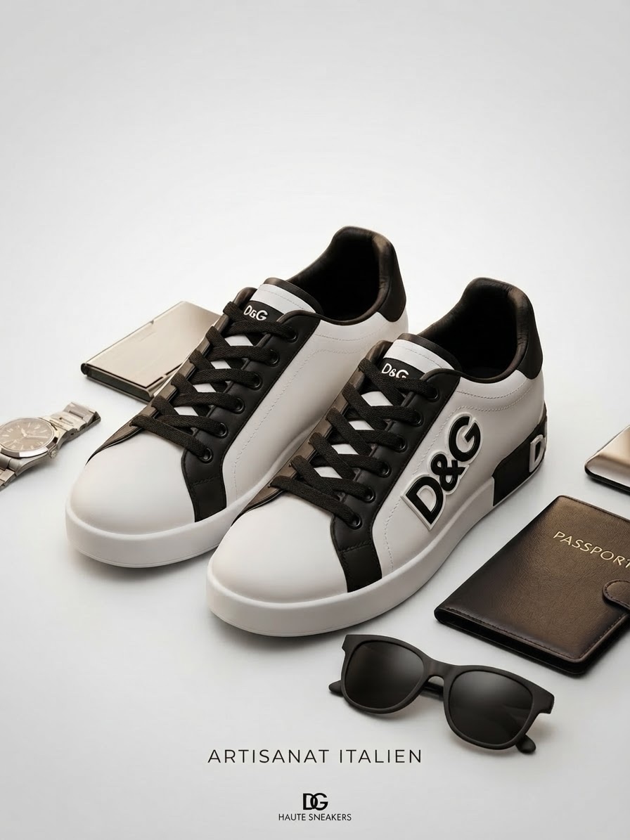 Baskets D&G noir et blanc - Pointure 39