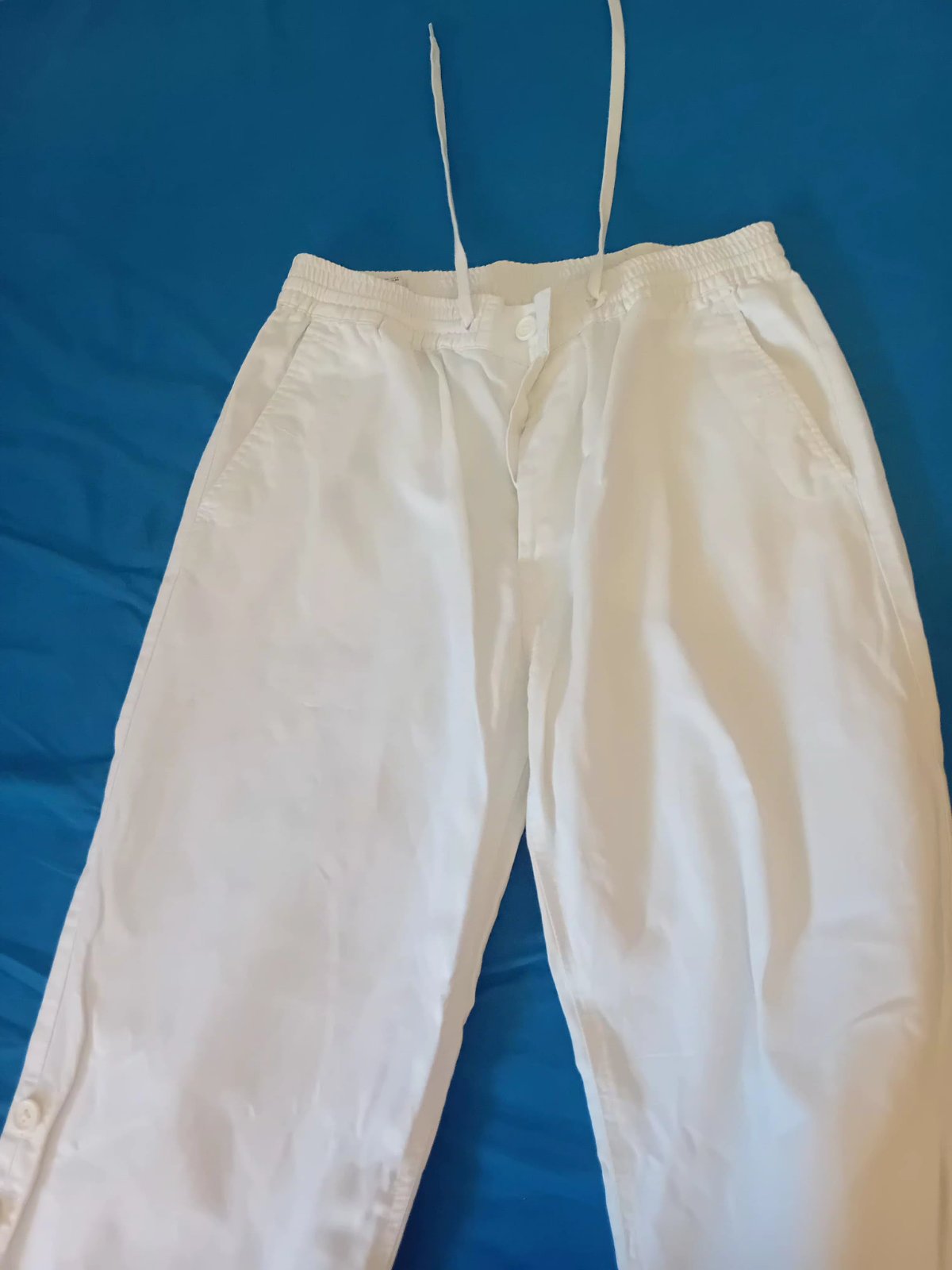 Pantalon Lacoste en lin et coton 