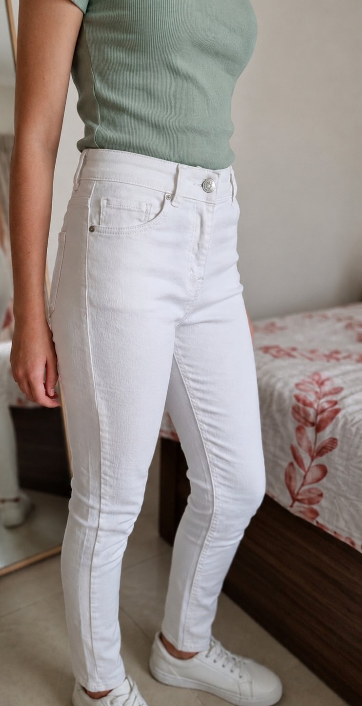 ​Jeans Slim Blanc